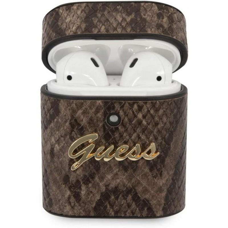 GUESS Case para AirPods Brown