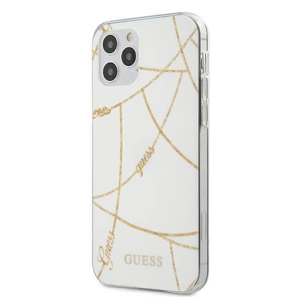 GUESS Capa iPhone 12 Pro Max Gold Chain