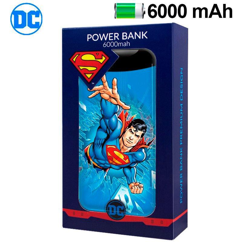 PowerBank Micro USB 6000Mah DC Superman