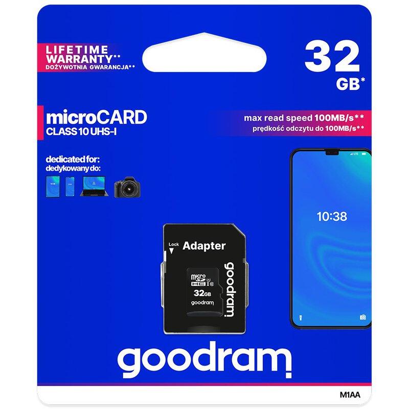 Goodram Micro SD 32GB + Adaptador