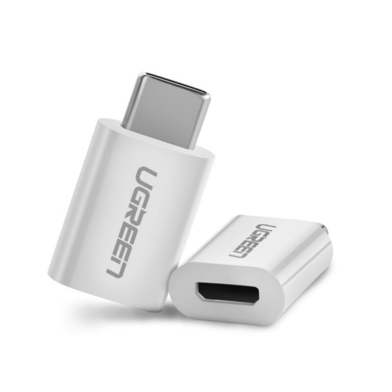 Ugreen USB-C to Micro USB Adapter (White)