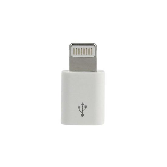 Adaptador Micro USB to Lightning Branco