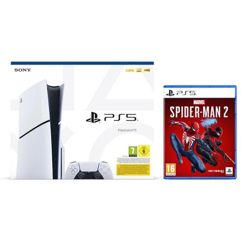 CONSOLA PS5 SLIM + SPIDER-MAN 2